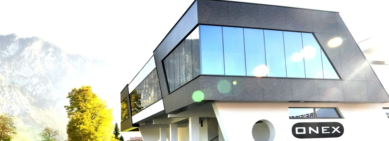 Firmengebäude der Onex Handel GmbH in Ebbs