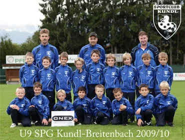 U9 SPG Kundl-Breitenbach in ONEX Trainingsbekleidung